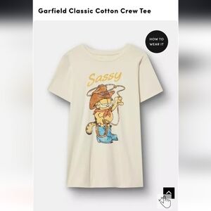 torrid Cream Garfield 'Sassy' Graphic Tee
